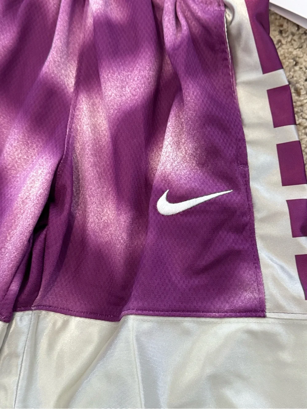 Nike Kids' Purple Basketball Shorts size XS